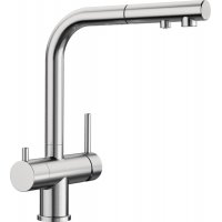 BLANCO FONTAS-S II kihúzható zuhanyfejes csaptelep PVD acél HD színben